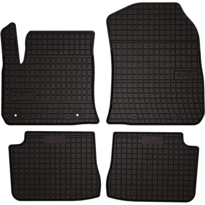 Wielganizator SolidPRO Serie - Rubber Auto Vloermat - Opel e-Corsa F - Zwart - Perfecte Pasvorm