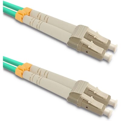 Qoltec glasvezel patchkabel LC/UPC-LC/UPC |   Multimode |   50/125 |   OM3 |   Duplexwoning |   1m
