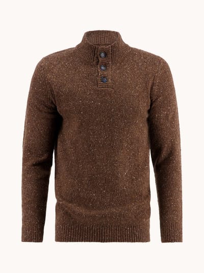 A Fish Named Fred Jumper knitted Chocolate Brown (32.504.200)