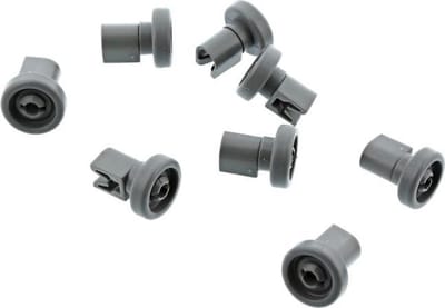 8st - Wiel bovenkorf vaatwasser - geschikt voor AEG Electrolux Etna Pelgrim Nordland Zanker Zanussi - 50286967000