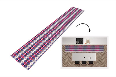 Keukenloper 300x50 cm - Keukenmat vinyl Retro - Druppel - Design - Keukenmatten loper - Keuken vloerkleed tapijt