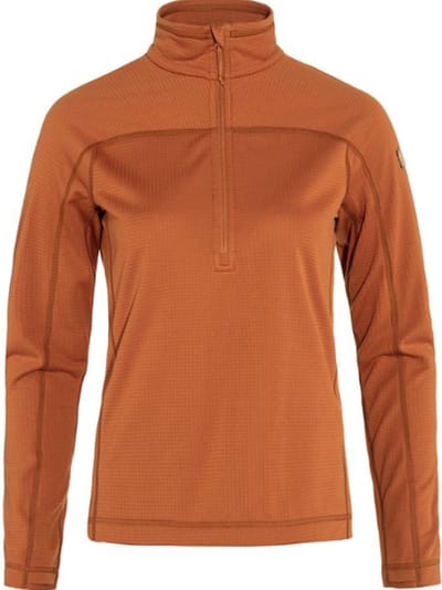 FJALLRAVEN Abisko lite h.zip flc w orange - L