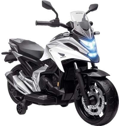 Elektrische Kindermotorfiets 12V met MP3 en LED-Koplamp voor Kinderen van 3-6 Jaar