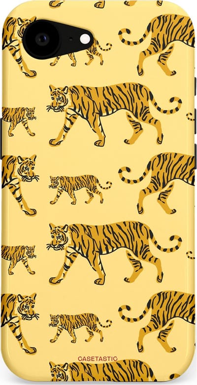 Casetastic Hoesje Geschikt voor Apple iPhone 16e Magsafe - Stijlvolle Beschermende Duo-layer Case - Streep van de natuur