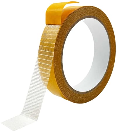 Dailygoods- Dubbelzijdige Stof Tape Extra Sterk - Dubbelzijdig Tape - Montagetape - Tapijttape - Dubbelzijdige Plakkers - Hoge Kwaliteit Hechting
