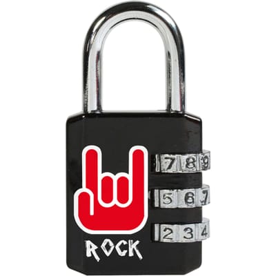 MasterLock Hangslot - Cijferslot - Met Print - 30 mm - 1509EURDROCK