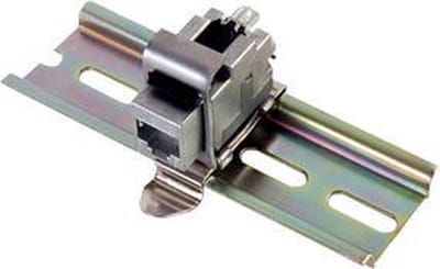 Geleideraildapter IP20 voor AMJ-modules cat.6