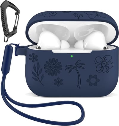 Airpods Pro 3 hoesje - Beschermhoes koptelefoon - Bescherming tegen krassen - Met karabijnhaak