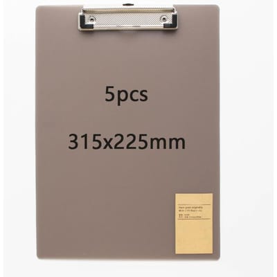 5 stuks A4/A5/A6 Klembord Schrijfbord Documentenbord Papierhouder Opberg PP Klembord Kantoorbenodigdheden Klembord Menu