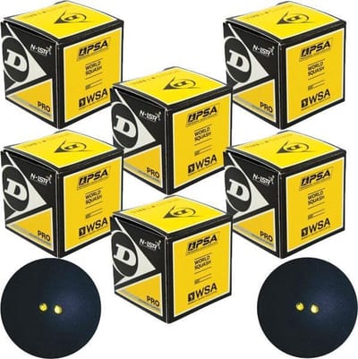 Dunlop Pro squashbal 6x