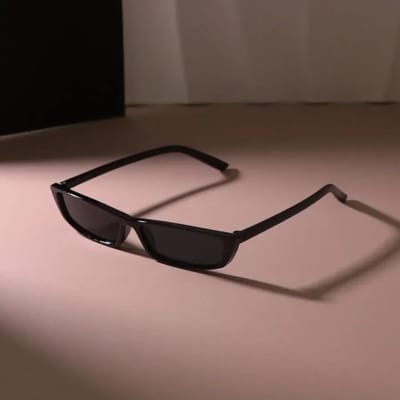 Coole Rechthoekige Zonnebril met Klein Montuur voor Dames Heren Mode Designer Merk Kleurrijke Spiegel Lens other black