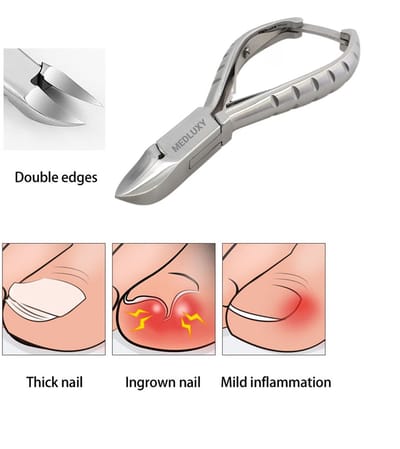 Medluxy - Nagelknipper Holle Bek - 14 cm - Nageltang - semi Professioneel - Manicure en Pedicure