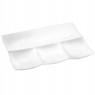 Wilmax Porseleinen Serveerschaal 30x20 cm - Delen voor Hapjes & Sushi