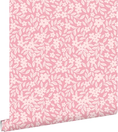 ESTAhome behang bloemetjes roze - 50 x 900 cm - 131439