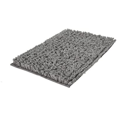 KLEINE WOLKE Badmat (antraciet, 60 x 90 cm)
