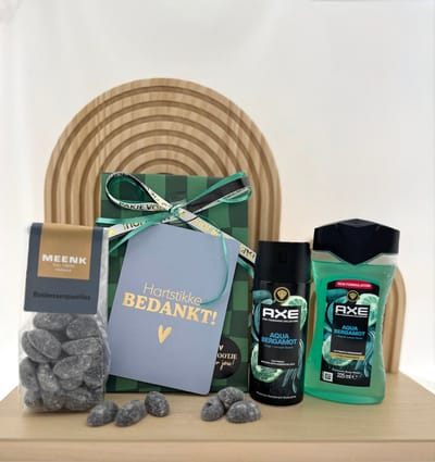 Bedankt •Cadeaupakket Heren• Axe Bergamot - Leuk om cadeau te geven - Perfect Gifts