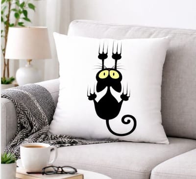Crazy Cat Collection Kussenhoes - 45x45 cm