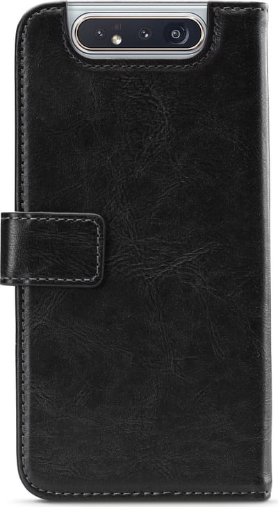 Mobilize Telefoonhoesje geschikt voor Samsung Galaxy A80 Hoesje | Mobilize Elite Gelly Bookcase | Pasjeshouder voor 3 Pasjes | Telefoonhoesje voor Pinpas / OV Kaart / Rijbewijs - Zwart