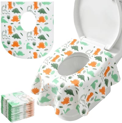 20 Stuks Wegwerp Toiletbrilhoezen - Hygiënische Bescherming voor Wc-brillen, Ideaal voor Reizen en Festivals