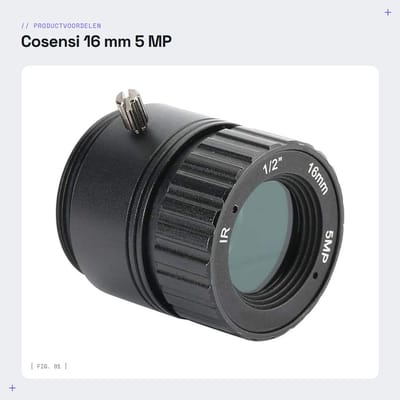 Dailygoods - 16 mm 5 MP Cameralens met CS-vatting voor Beveiligingscamera's
