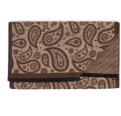 BETOLLE Paisley double face viscose scarf Brown (TRSCHE190 - 400)