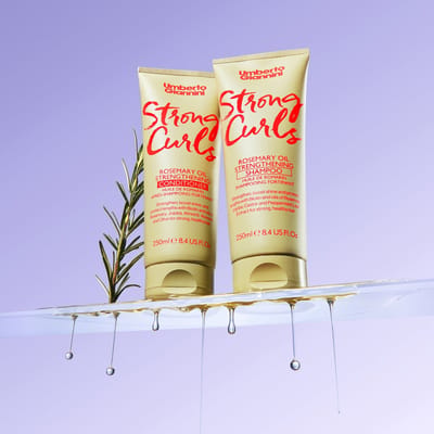 Umberto Giannini Sterke krullen Rosemary Oil Conditioner Afzetting & reparatiespoeling Dames 250 ml