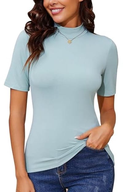 Dames T-shirt met Ronde Hals en Lange Mouwen - Slim Fit Casual Tops voor Dagelijks Gebruik