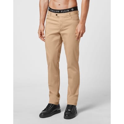 Broek Pasvorm Chinos Iconic Plein