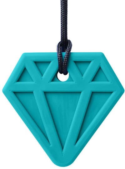 ARK Therapeutic kauwketting diamant voor kinderen - bijtsieraad speelgoed.