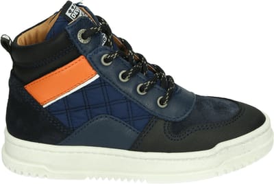 Develab - 45887 - Half-hoogJongensKindersneakers - Kleur: Blauw - Maat: 32