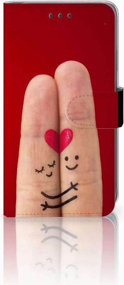 Apple iPhone Xr Wallet Case met Pasjes Liefde - Origineel Romantisch Cadeau