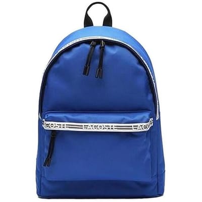 LACOSTE Vrije tijd rugzak Rugzak met laptopvak Neocroc Seasonal Backpack Royaume Noir Blanc Blauw