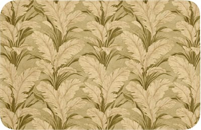 Badmat 60x40 cm - Antislip - Palmbladeren - Klassiek - Groen - Badmatten voor badkamer - Badkamermat - Douchemat - Badkamer mat