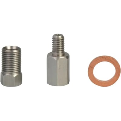 Connector, compressie moer en pakking Elvedes M6