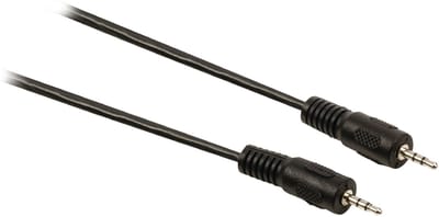2,5mm Jack stereo audio kabel - 3 meter