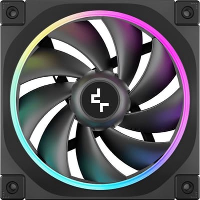 DeepCool FL12 - Case ventilator - 120mm - Zwart met RGB-licht - 32 dBA