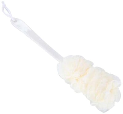 carmdering - Long Handle Flower Bath Brush - Doucheborstel - Badborstel - Diepe Reiniging - Bereik Moeilijke Plekken - PE - Zacht Schuimend - Comfortabel Douchen - 1 Stuk