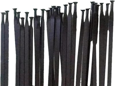 Fiets spaken - Wielset onderdelen - Fiets reparatie - Duurzaam metaal ontwerp - 263 mm 10 stuks - Zwart