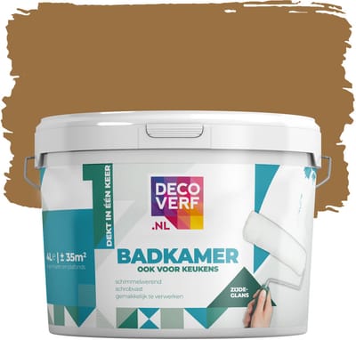 Decoverf badkamer verf karamel, 4L