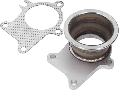 5 Bolt naar 3" V Band Adapter voor Turbo Downpipe Flange, RVS, Max Flow, Geschikt voor T3 T4 Turbo, Hoogwaardige Prestaties