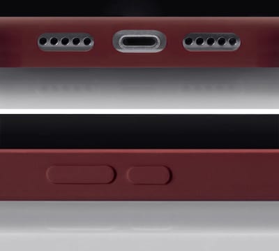 Mobilize Rubber Gelly Card Telefoonhoesje geschikt voor Samsung Galaxy S24 Plus Hoesje Flexibel TPU Backcover met Pasjeshouder - Bordeaux