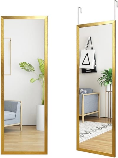 Lange Deurspiegel 122 x 40 cm - Volledige Lengte Wandspiegel voor Slaapkamer