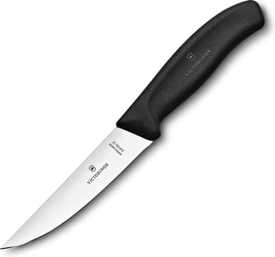 Victorinox Swiss Classic vleesmes - 12cm - RVS/fibrox - zwart