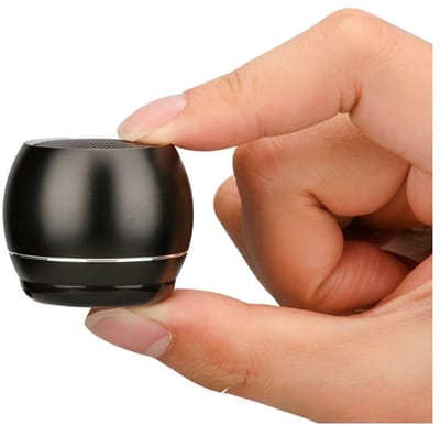 Ynkkvre - Bluetooth Speaker - Mini Draagbare Luidspreker - Draadloze Bluetooth Speaker - True Wireless Stereo - Compacte Draagbare Speaker Met Krachtige Geluidskwaliteit - 2 Stuks - Voor Reizen En Outdoor Gebruik Zwart