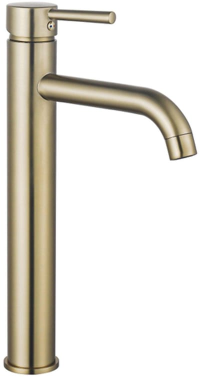FugaFlow Eccelente Sobrado Badkamer Wastafelkraan - 33.9cm - verhoogd - opbouw - geborsteld messing PVD