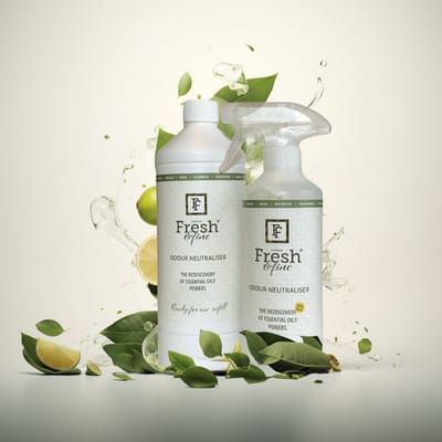 Fresh&Fine Ontgeur Startset - 100% natuurlijke Essential spray + Navulling