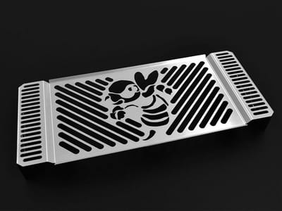 Radiatorafdekking voor Honda CB 600 Hornet 2003-2006 Zilver Design