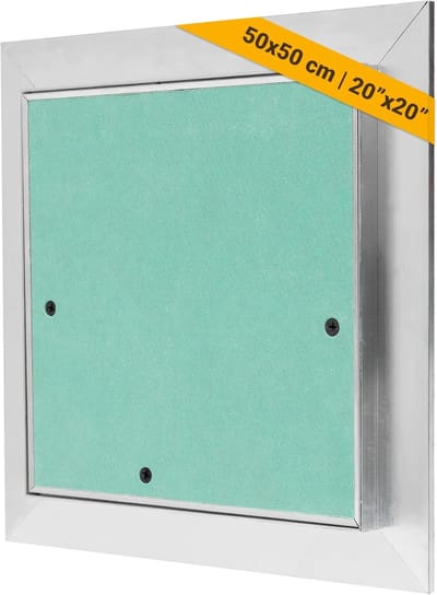 Inspectiedeur Aluminium - Toegangsdeur Controleluik - Onderhoud Toegang - Droogbouw Afwerking - 50 x 50 cm