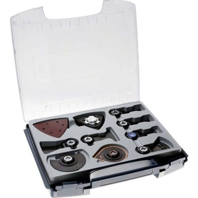 Bosch Professional multifunctioneel gereedschap Accessoires All-in-One i-Boxx-set 33-delig ( 2608669091 ) Starlock in koffer