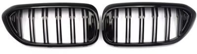 Voorbumper grille Deluxe - Voor BMW 5 Serie G30/G31 (2017-2018) - Gloss Black - Auto accessoires - Magisch Design